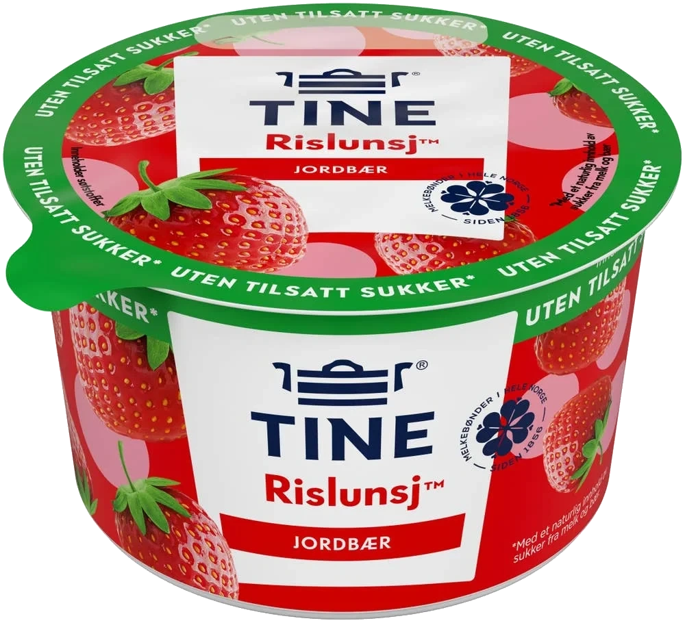 Rislunsj med jordbær