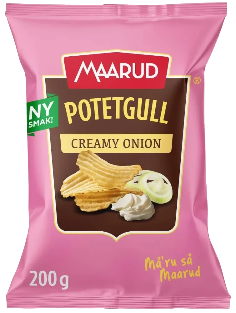 Potetgull rifla creamy onion