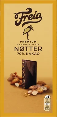 Freia Premium Mørk Karamelliserte Nøtter 100g