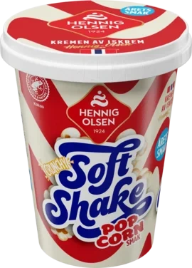 Soft Shake Popcorn 11x210ml Hennig-olsen