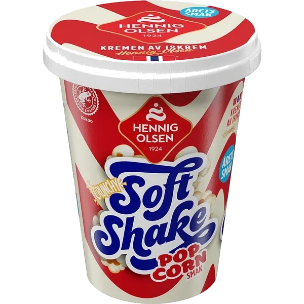Soft Shake Popcorn 11x210ml Hennig-olsen