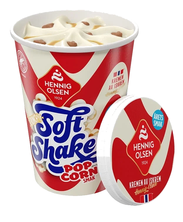 Soft Shake Popcorn 11x210ml Hennig-olsen