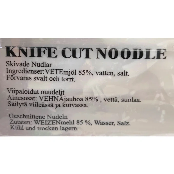 Nudlar Knife-Cut