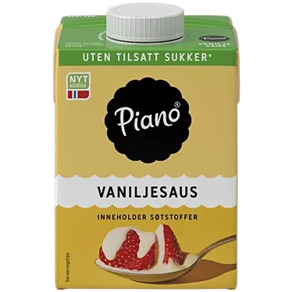 Piano Vaniljesaus uten 1/2l Tine