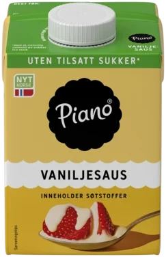 Piano Vaniljesaus uten 1/2l Tine
