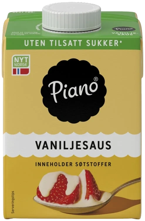Piano Vaniljesaus uten 1/2l Tine