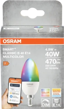 Smart+ Led Lyspære E14 40 Clb Rgbw 4w Wifi