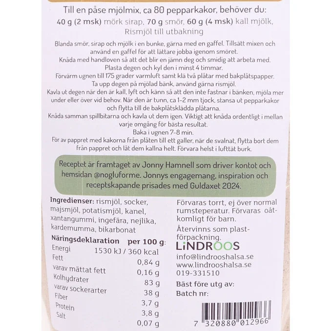 Pepparkaksmix Glutenfri