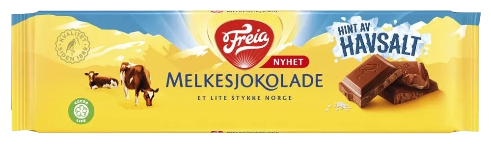 Melkesjokolade med havsalt