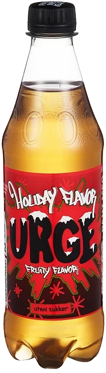 Urge u/Sukker Holiday Flavor 0,5l flaske