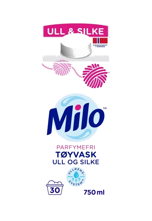 Milo Tøyvask Parfymefri 750ml