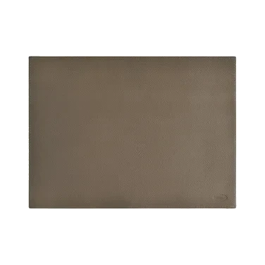 Bordbrikke Faux Skinn 33x45cm Taupe
