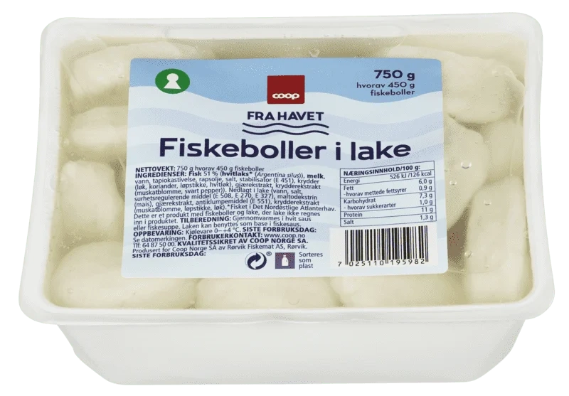 Coop Fiskeboller med Lake 450g