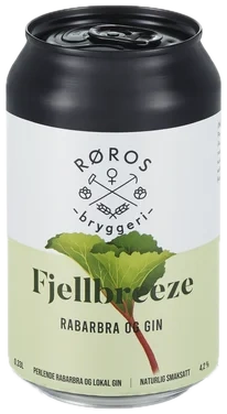 Røros Bryggeri Fjellbreeze Rabarbra Bx 0.33l