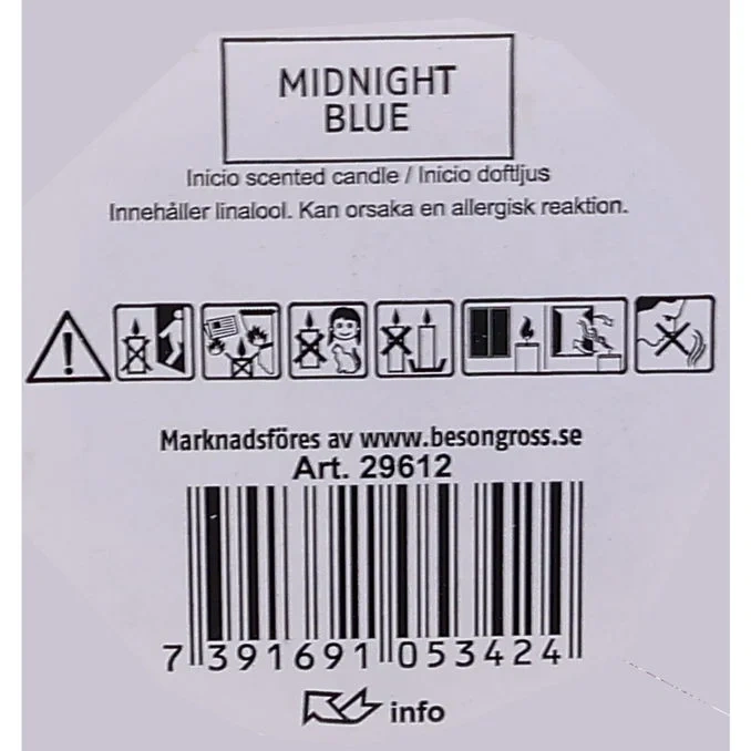 Doftljus Midnight Blue
