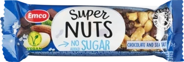Super Nuts Bar Chocolate & Sea Salt Glutenfri 35g
