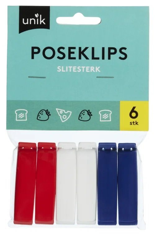 Poseklips 6stk Unik