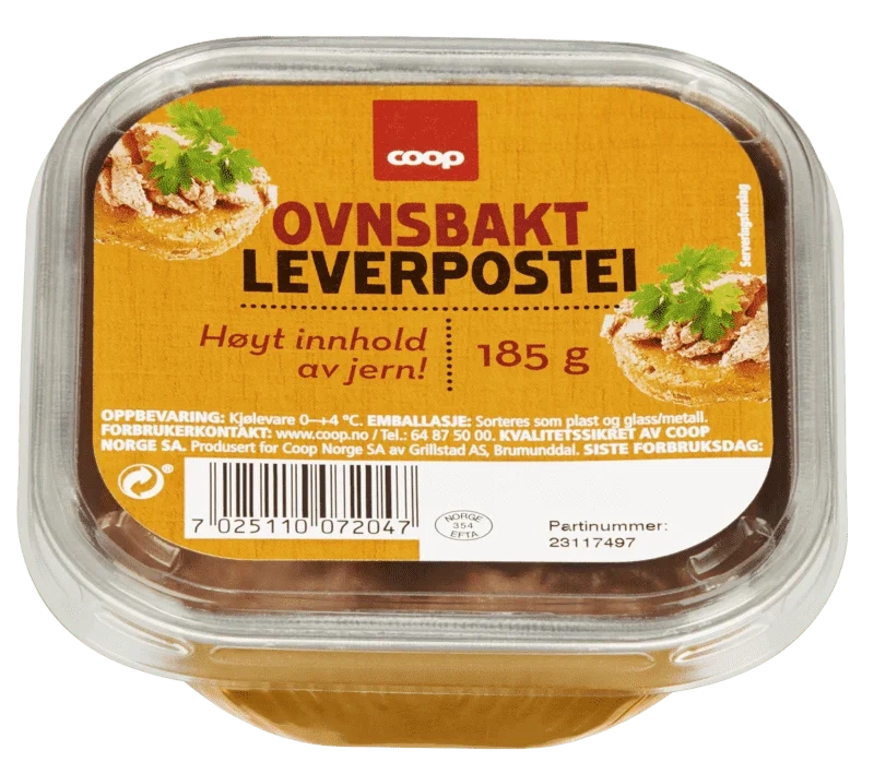Coop Ovnsbakt Leverpostei 185g