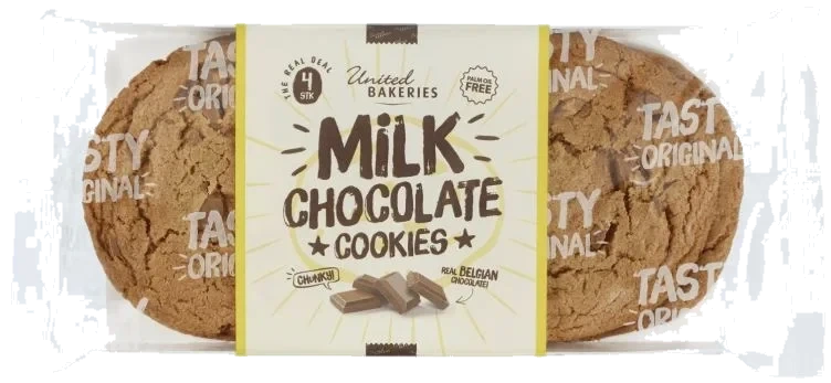 Cookies Milk Choco 240g United Bakeries
