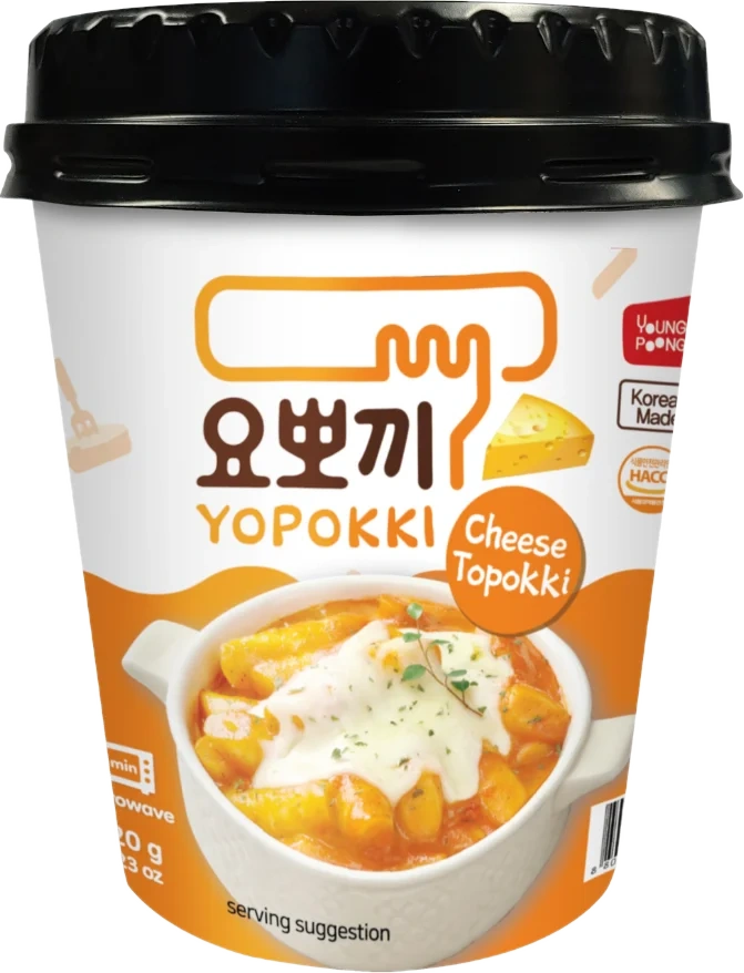 Yopokki Cheese Topokki Rice Cake 120g
