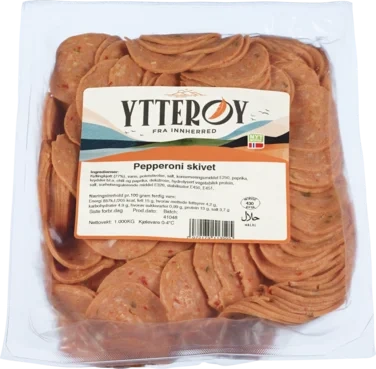 Kylling Pepperoni Skivet 1kg
