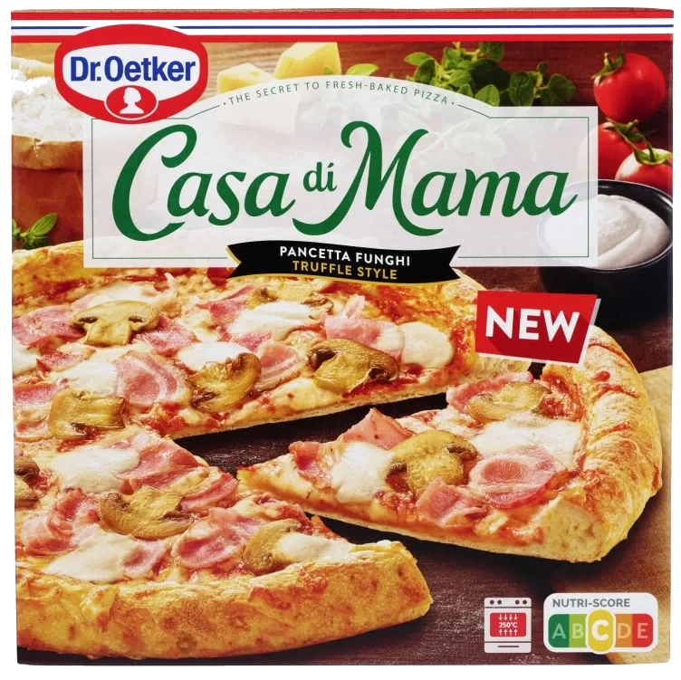 Casa Di Mama Pizza Panc Funghi Truff 407g Dr. Oetker