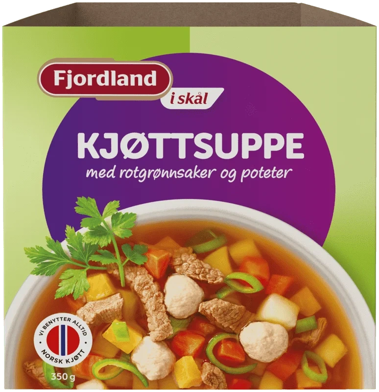 Fjordland i Skål Kjøttsuppe 350g