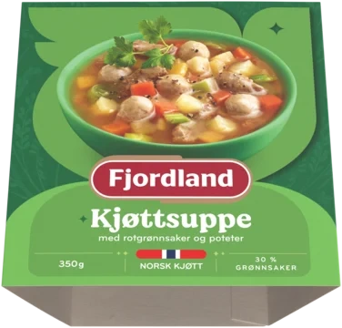 Fjordland Kjøttsuppe i Skål 350g