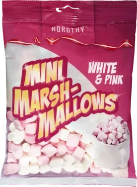 Nordthy Mini Marshmallows White & Pink 160g