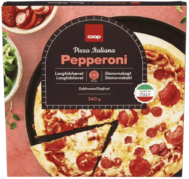 Coop Pizza med Pepperoni 340g