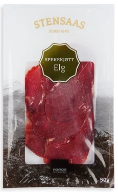 Stensaas Elg Spekekjøtt Skivet 50g