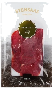 Stensaas Elg Spekekjøtt Skivet 50g