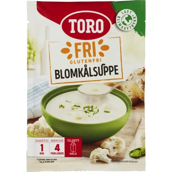 Glutenfri Blomkålsuppe 52 g Toro