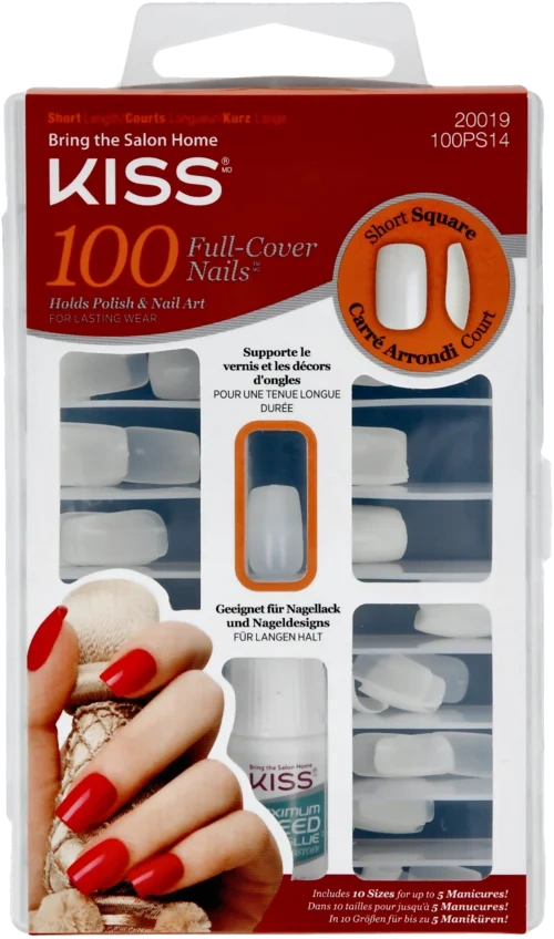 Kiss Full Cover Nails Short Square