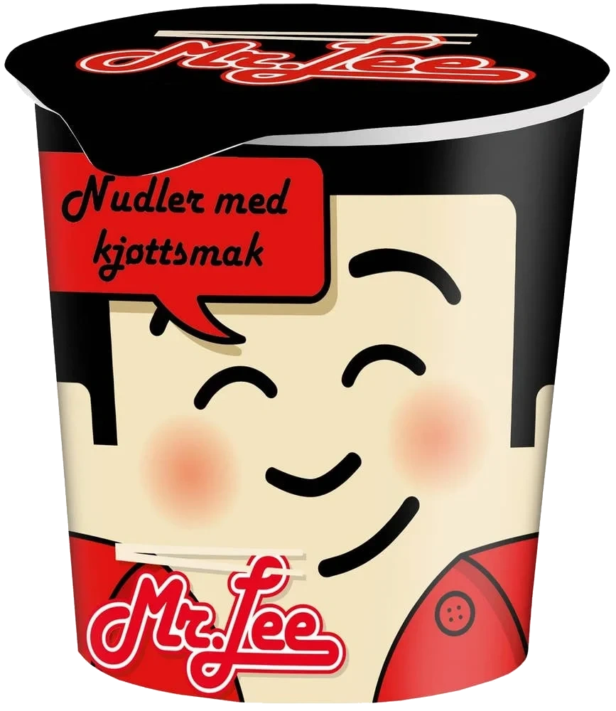 Koppnudler med kjøttsmak