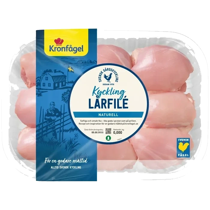 Kycklinglårfilé Färsk ca 925g Kronfågel