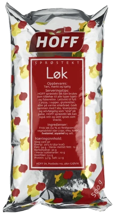 Løk Sprøstekt 500g Hoff