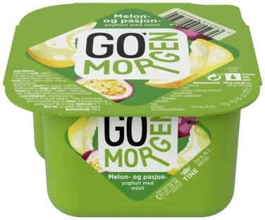 Go'morgen Melon-/pasjonsyoghurt M/müsli 190g