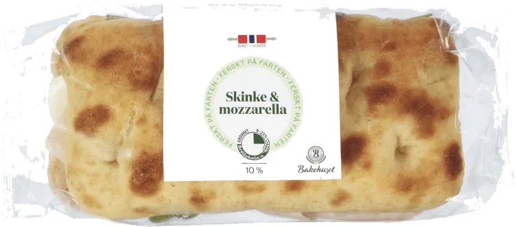 Italiensk Brød Skinke&Mozzarella 245g Bakehuset