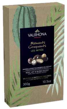 Gaveekse Drasjerte Mandel og Hasselnøtt med Mørk Melk Blond Sjokolade 300g Valrhona