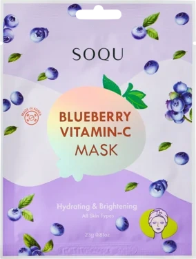 BLUEBERRY VITAMIN C SHEET MASK