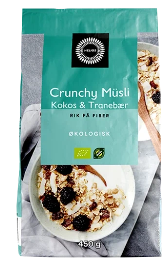 Crunchy Müsli Kokos & Tranebær 450g