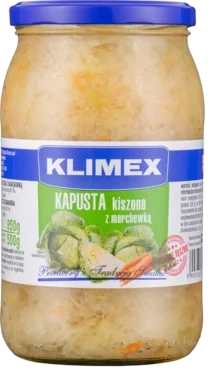 Surkål med Gulrot 850g Klimex