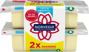 Norvegia Lett & Smakfull 2-pk X Ca 1kg Tine