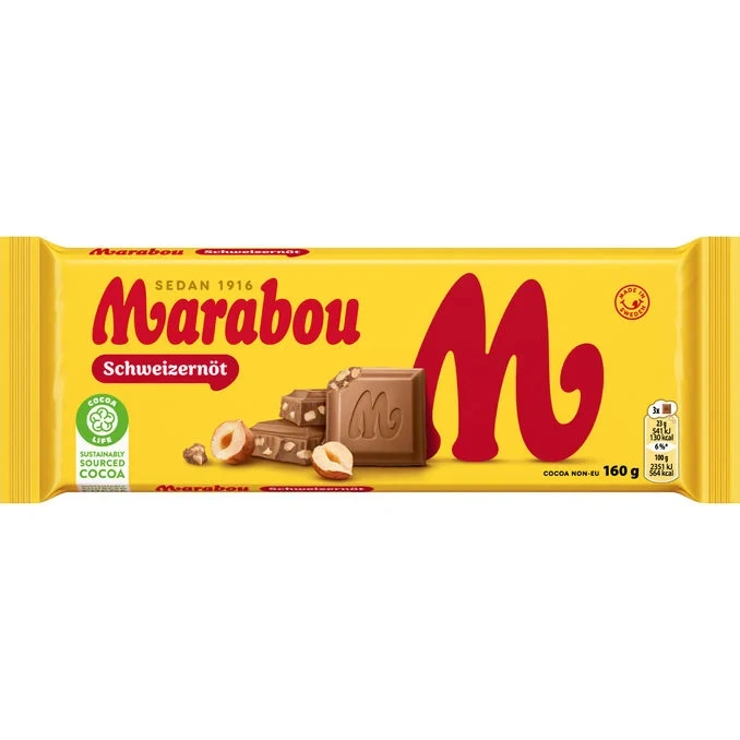 Mjölkchoklad Schweizernöt