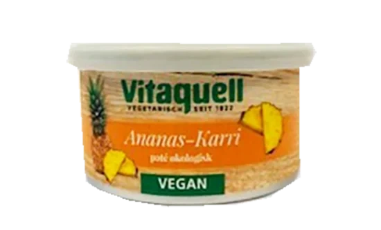 Vitaquell Pate Ananas Karri 125g