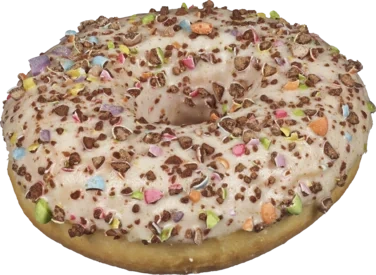 Donut White Crushed Candy 48stk Krt Bakehuset