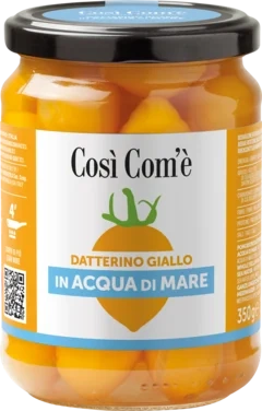 Yellow Datterino In Sea Water Finagricola 350g