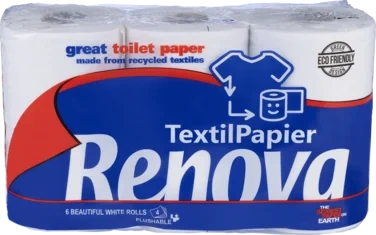 Toalettpapir Tekstil 6rl Renova