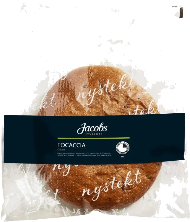 Jacobs Focaccia Oliven 500g United Bakeries